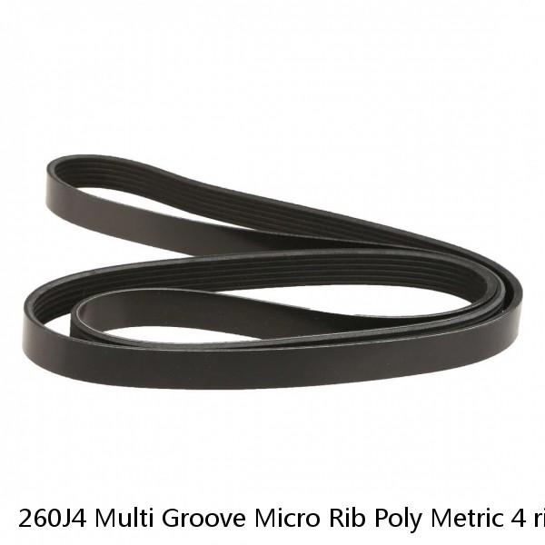 260J4 Multi Groove Micro Rib Poly Metric 4 ribbed V Belt 260-J-4 260 J 4