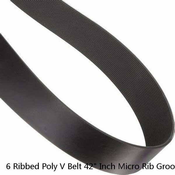6 Ribbed Poly V Belt 42" Inch Micro Rib Groove Flat Belt Metric 420J6 420 J 6