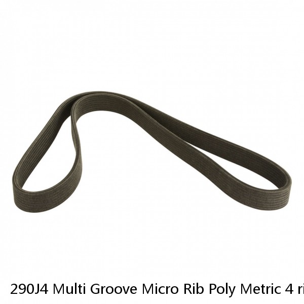 290J4 Multi Groove Micro Rib Poly Metric 4 ribbed V Belt 290-J-4 290 J 4